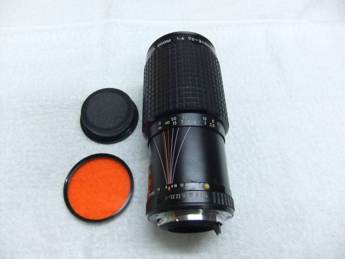 に15Q ペンタックス PENTAX-A ZOOM 70-210mm F4 Kマウント レンズ MF フィルター付 わけあり