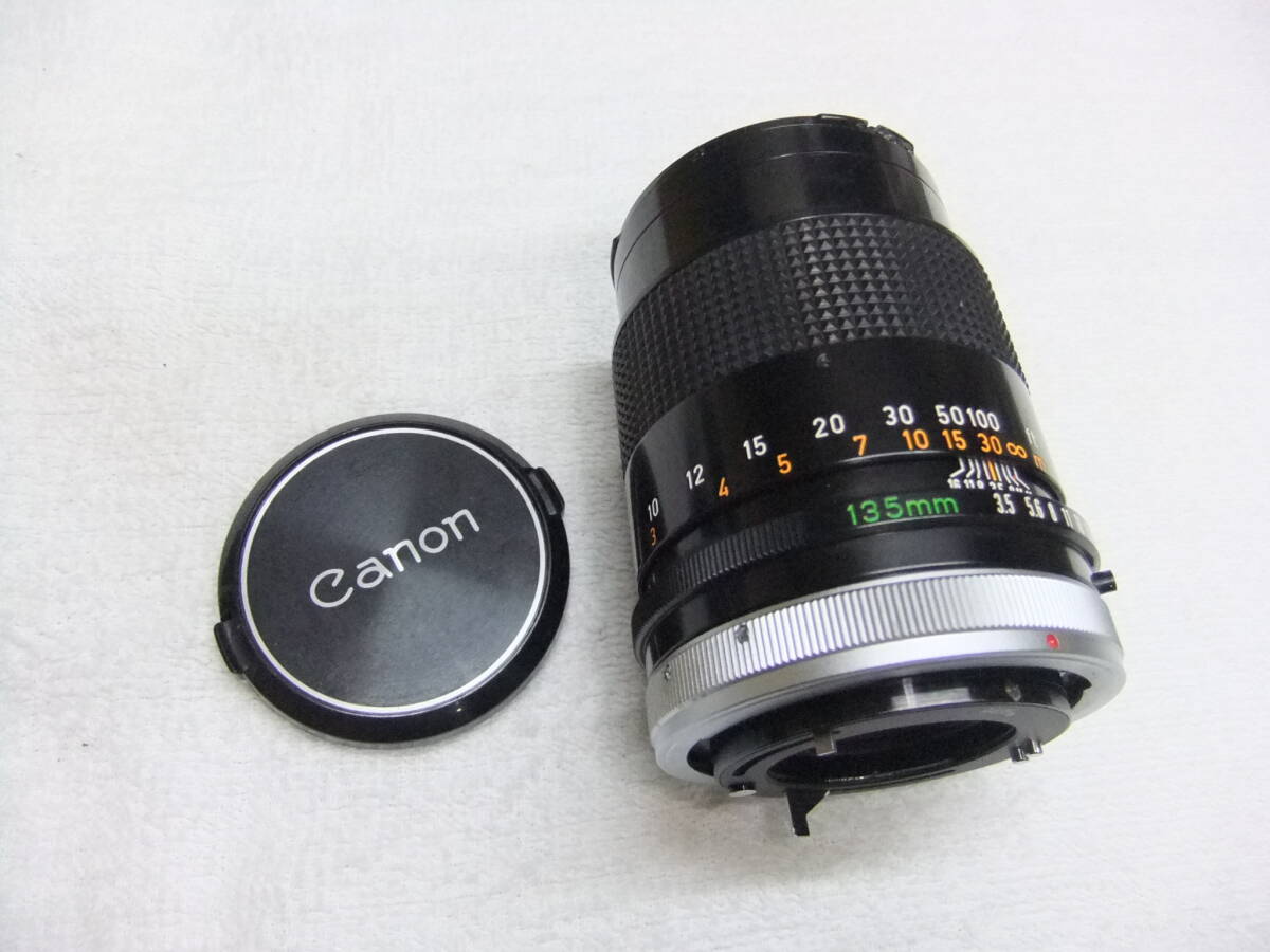 の08C CANON キヤノン FD 135ｍｍ F3.5 S.C. レンズ MF わけあり