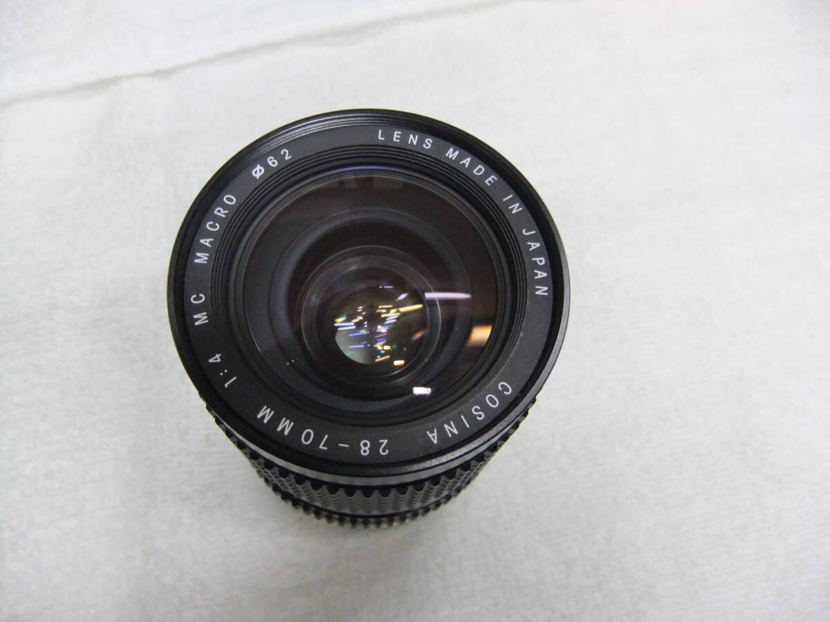 の20O コシナ COSINA 28-70mm F4 MC MACRO キヤノン FD用マウント レンズ MF わけあり
