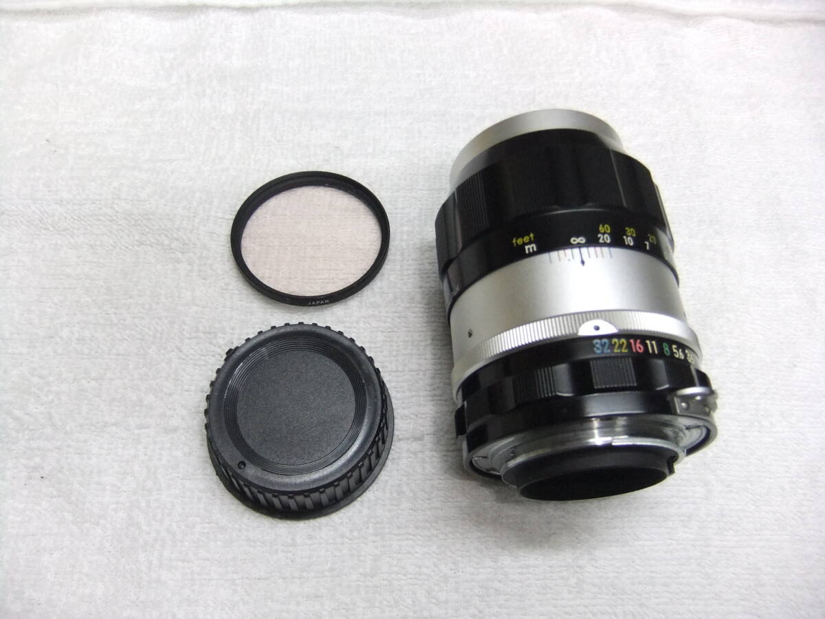 は55X ニコン Nikon NIKKOR-Q Auto 135mm F3.5 レンズ MF フィルター付 わけあり