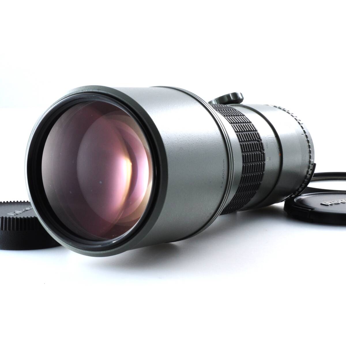【シグマ】SIGMA TELEPHOTO 400mm F5.6 MULTI-COATED オリーブ ニコンFマウント 望遠単焦点 #S562
