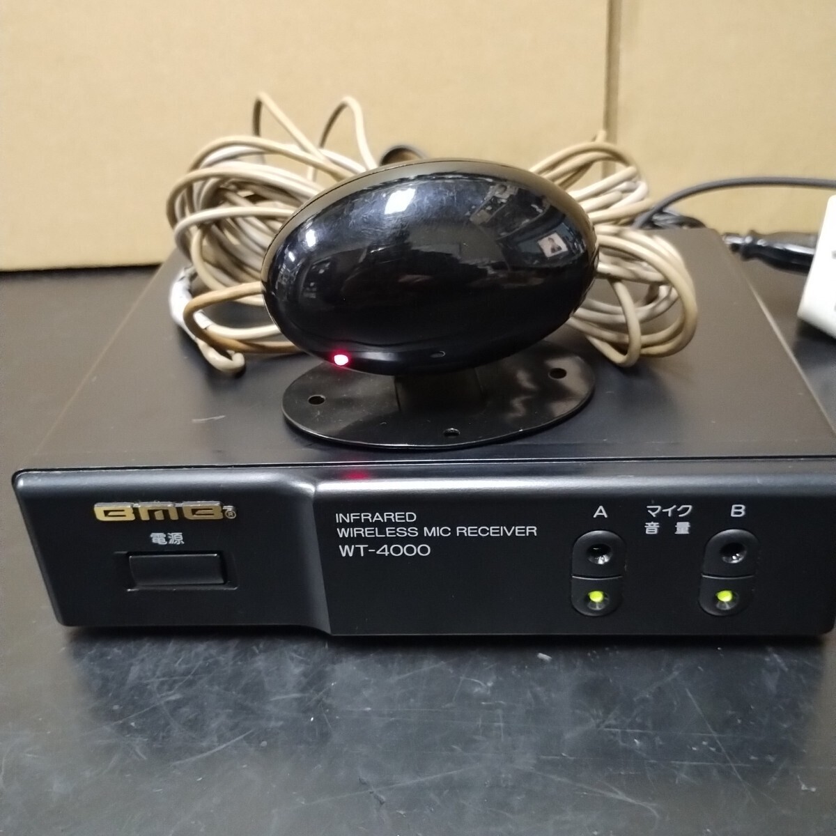 O8 第一興商 BMB エクシング　2MHz帯 赤外線レシーバーセンサーセット WT-4000 WS-N10 中古 点検動作品 TDM-600/700 WM-600/610/620/700
