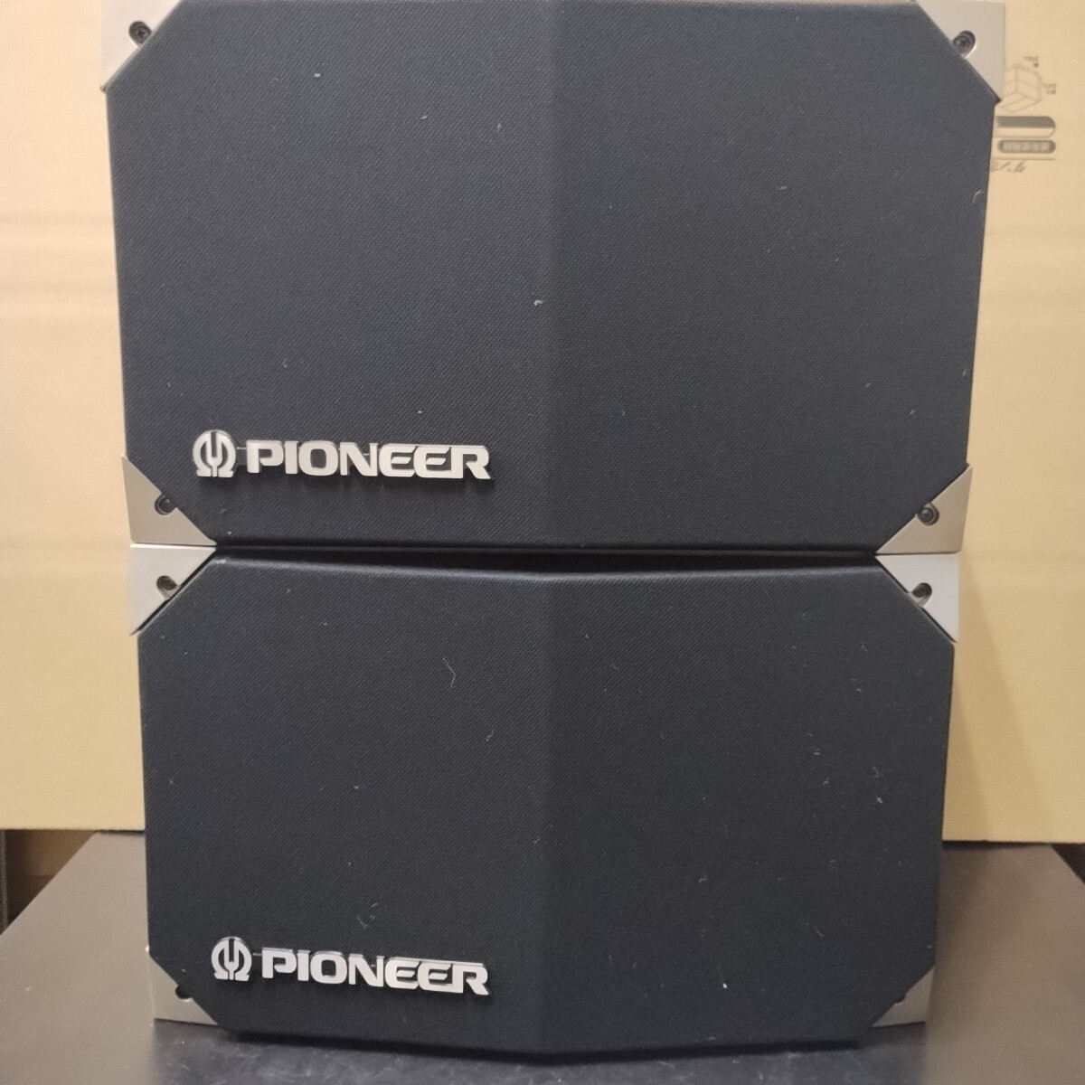 YFZ66 パイオニア PIONEER スピーカー CS-V16 LR 2本セット 1ペア 中古 点検動作品 両側ウーハーエッジ交換 