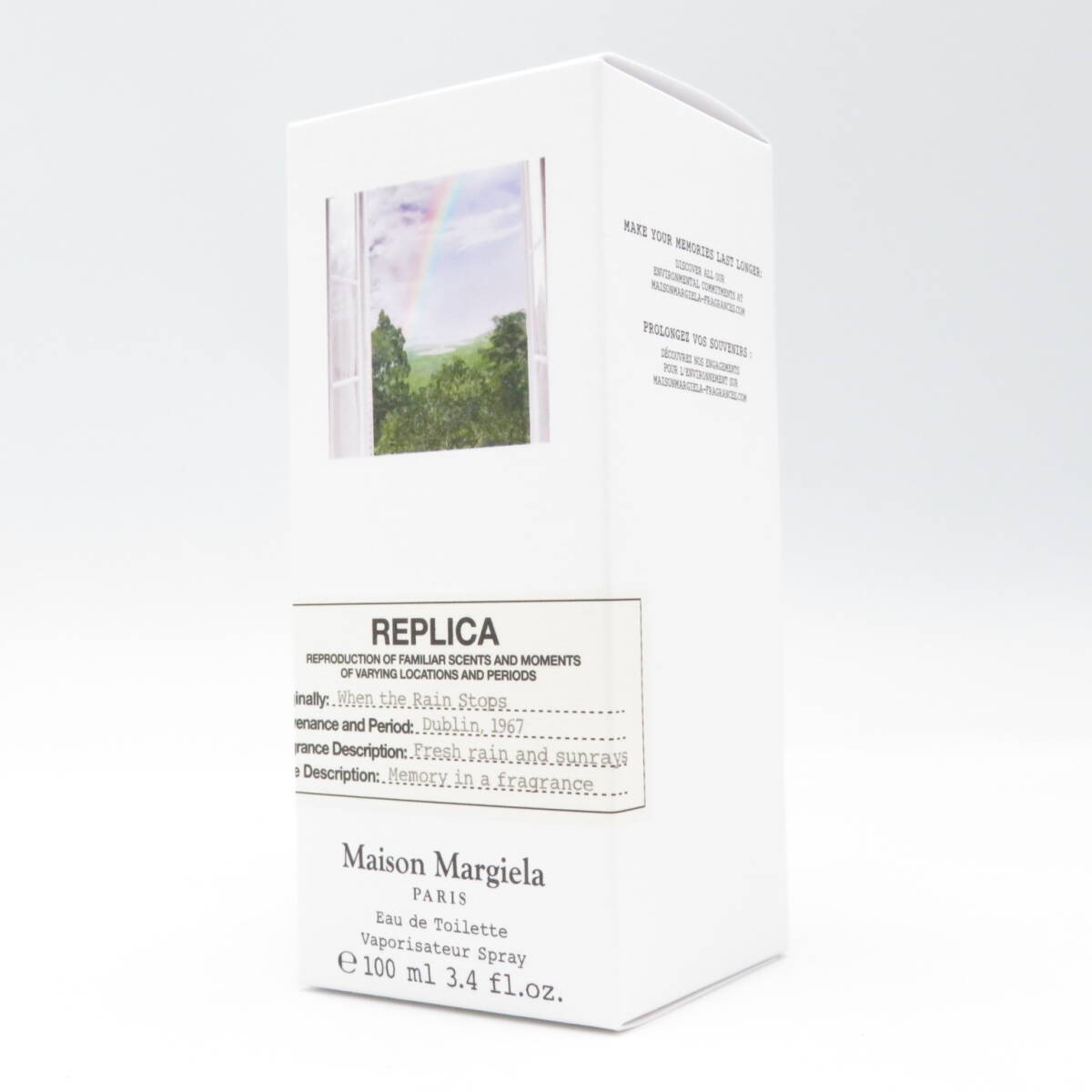 香水◆Maison Margiela メゾンマルジェラ レプリカ オードトワレ ウェン ザ レイン ストップス 100ml 未使用品●S0618■