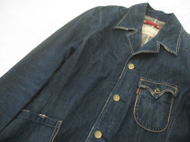 リーバイスレッドループLevi's redloop デニムカバーオールジャケットM