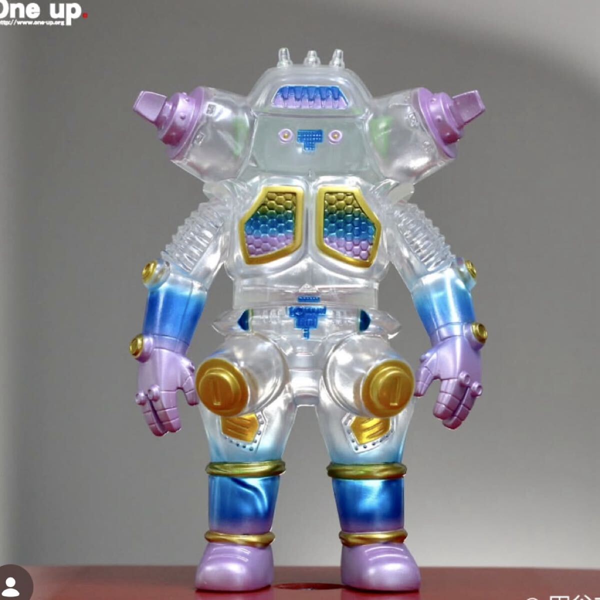 KAIJIN x One up. キングジョー クリア ゲーミングカラー カイジン ソフビ ウルトラセブン ウルトラマン sofvi ワンフェス 2026 冬 WF