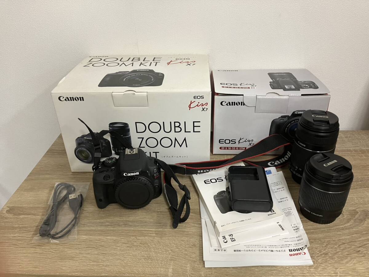 Canon EOS Kiss X7　セット　キャノン　電源○