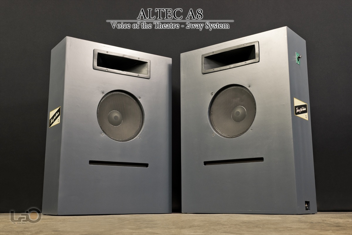 ALTEC アルテック A8 VOICE OF THE THEATER バスレフ型・２ウェイ・スピーカー・システム ペア