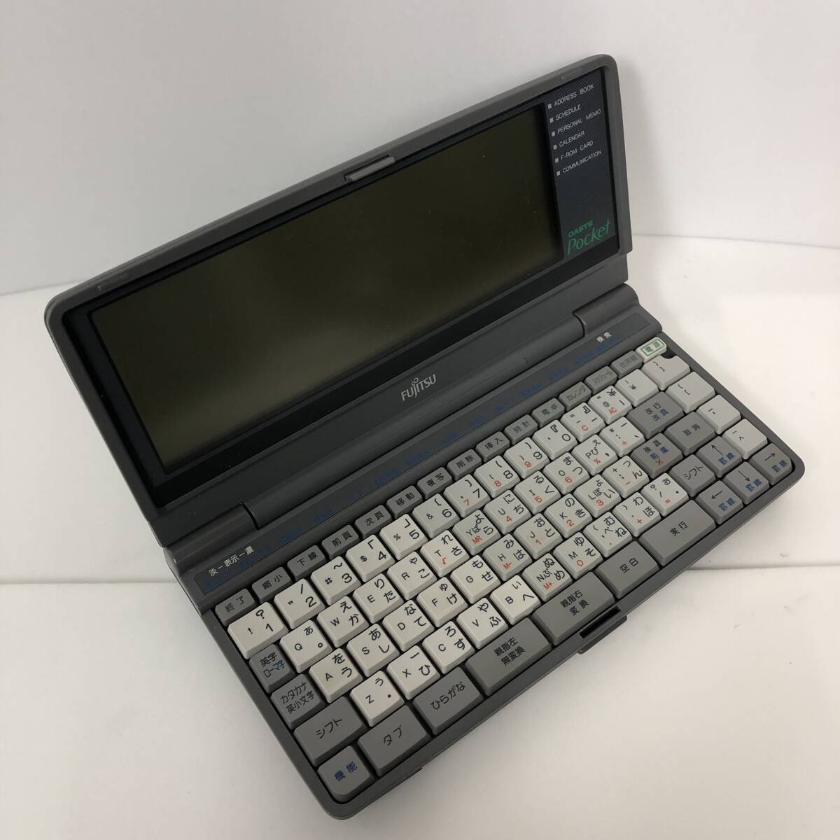 【即使用可能！】FUJITSU OASYS Pocket OAPK-S 富士通 親指シフト ワープロ レトロPC オアポケ ジャンク　#000410（～60）