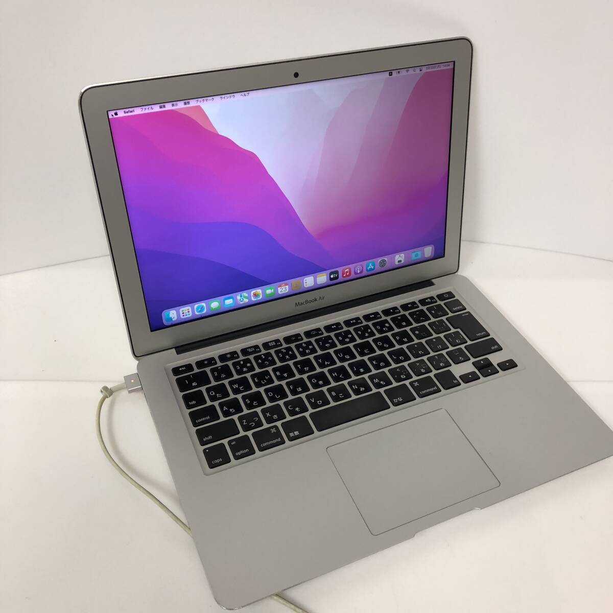 【即使用可能！】Apple MacBookAir7,2(13-inch,2017)・Intel Core i5・メモリ8GB・SSD128GB・Monterey（MacOS）　#000276（80）