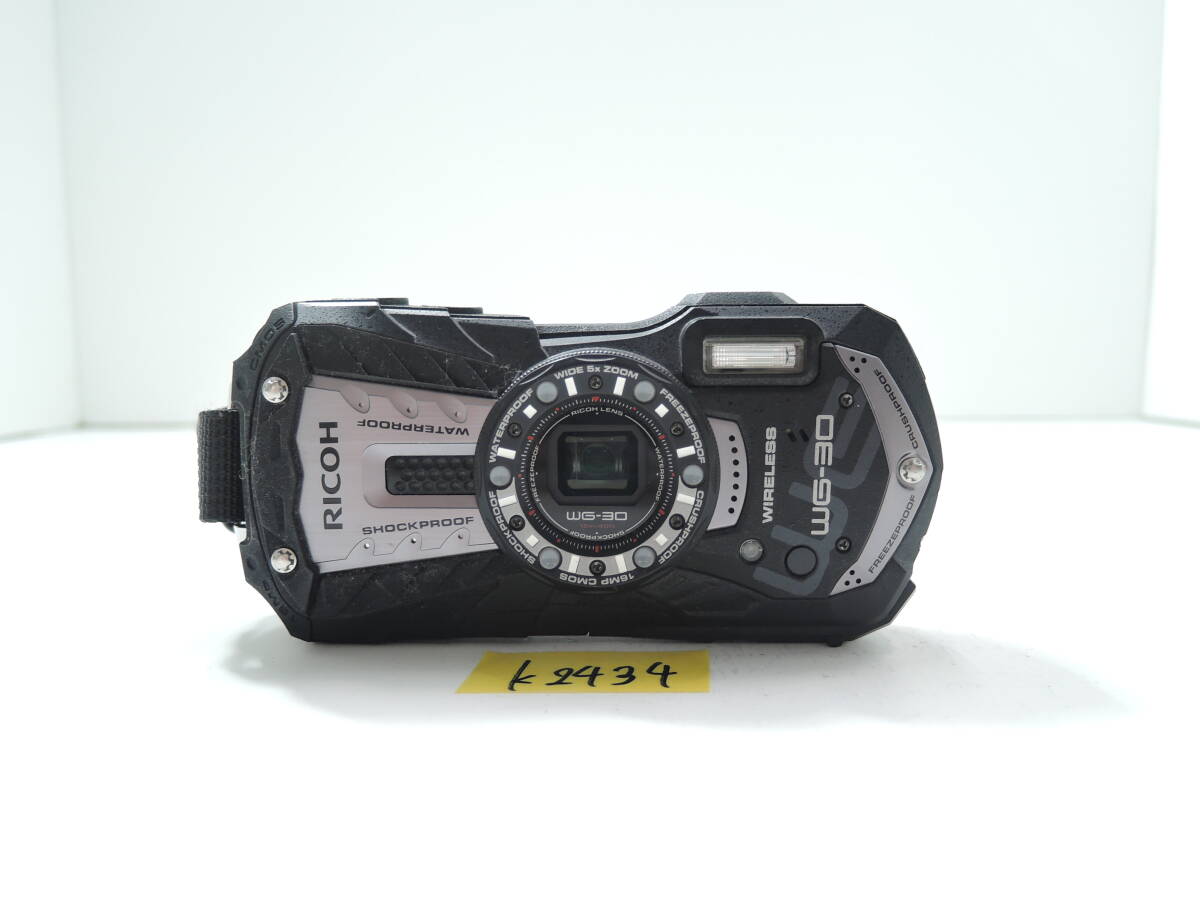 RICOH リコー　WG-30 防水コンパクトデジタルカメラ 起動確認済み　K2434
