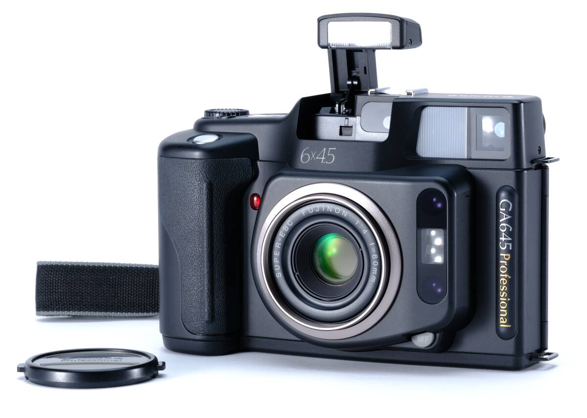 【美品】富士フイルム FUJIFILM GA645 Professional 6x4.5 完動品 + 純正ストラップ & 純正メタルキャップ付 #0173