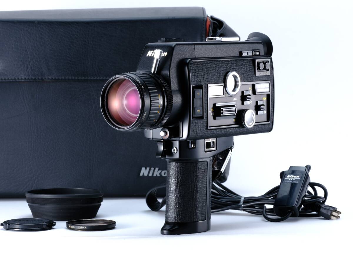 【美品】ニコン Nikon R8 Super Zoom 完動品 + リモコン装置 EA-1 + 純正レザーハードケース #155