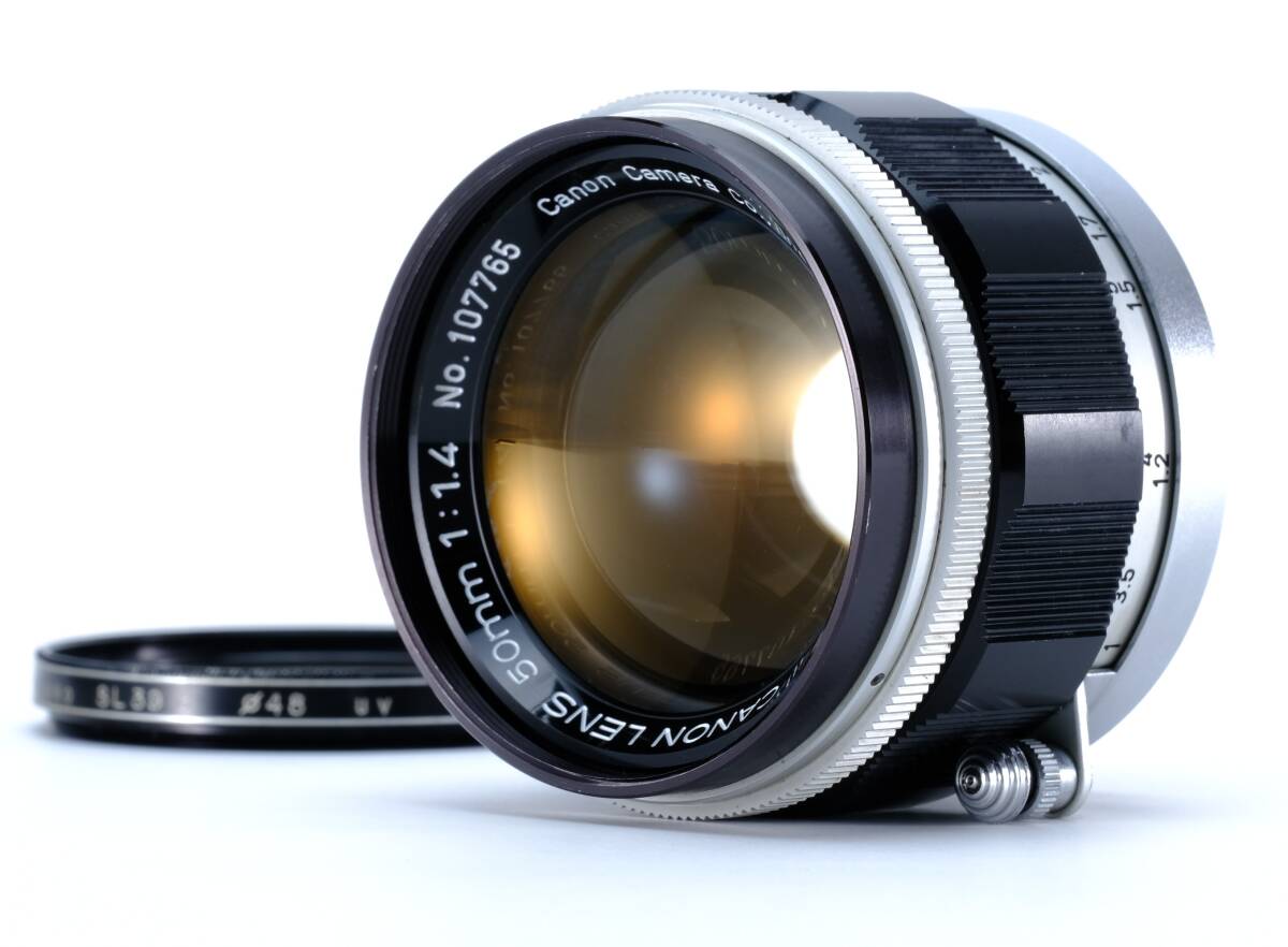 【美品】キャノン Canon Lens 50mm F1.4 Lマウント L39 #153