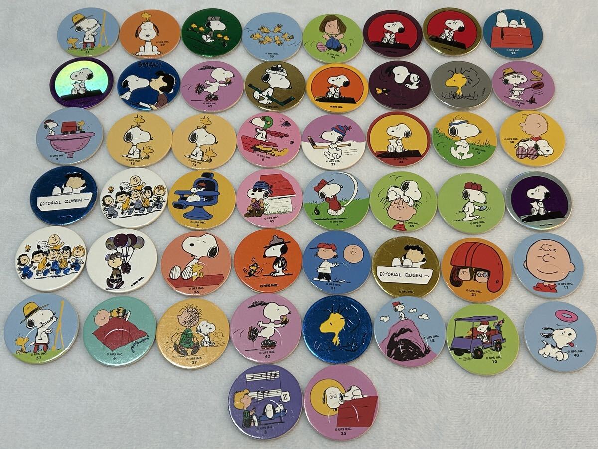 【スヌーピーのミルクキャップ50枚セット】スヌーピー/SNOOPY/ピーナッツ/PEANUTS/ミルクキャップ/MILKCAP/アメリカ雑貨/アメ雑