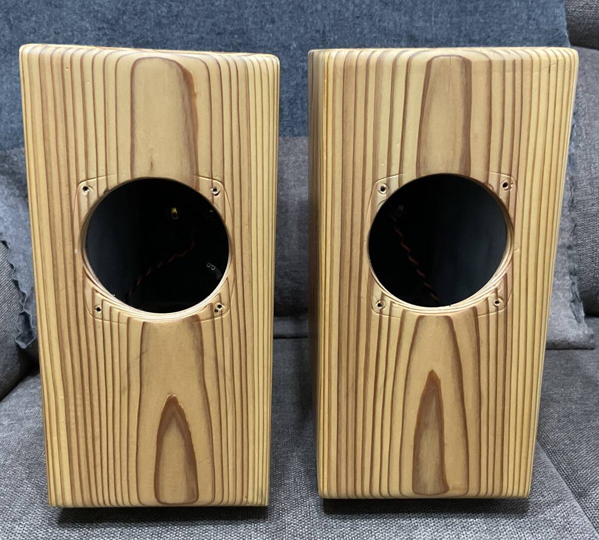 自作スピーカーエンクロージャー　fostex の10cmフルレンジ用　中古