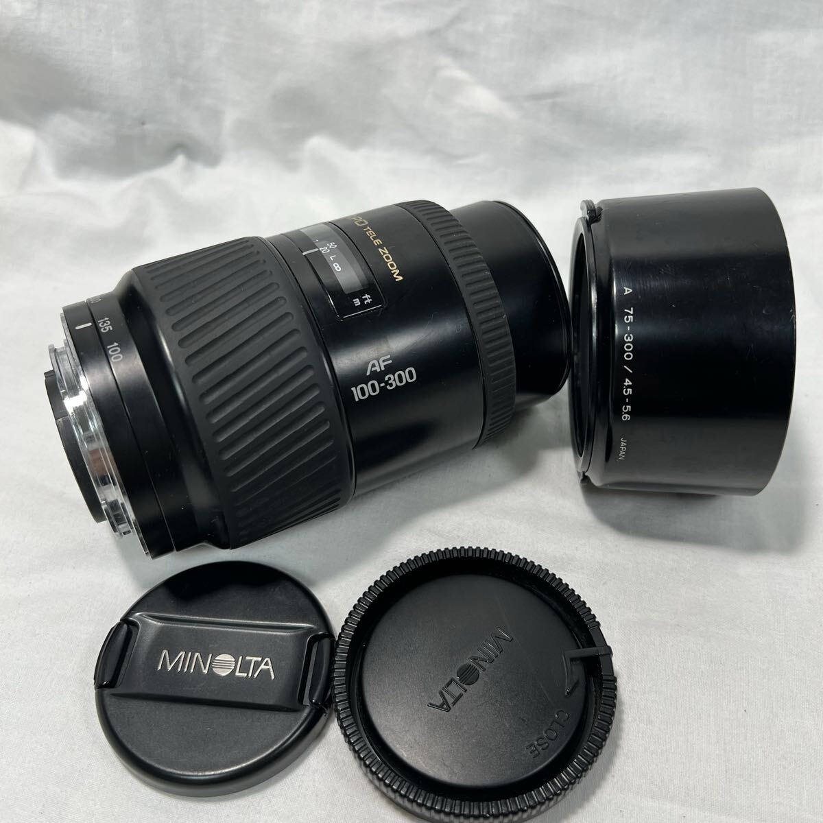 APO レンズ ミノルタ α af 100-390mm f4.5-5.6 フード付