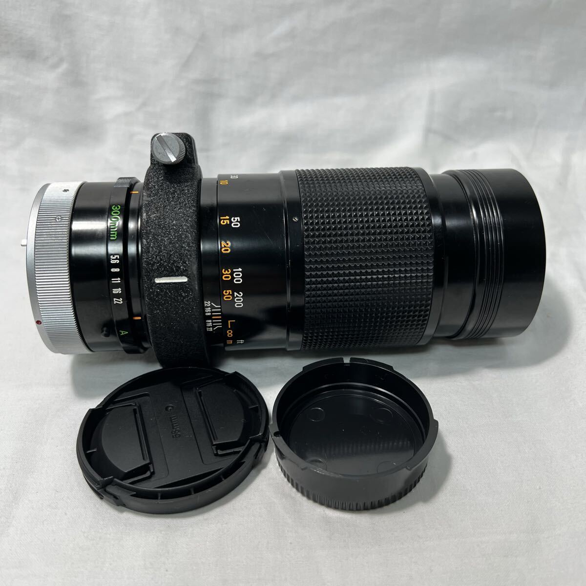 希少 CANON キャノン FD 300mm F5.6 S.C. 三脚座付
