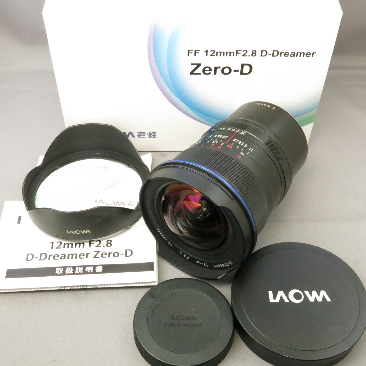 LAOWA　ソニーE用FF12mmF2.8 D-Dreamer ZERO-D　SONYソニーEマウント★NO.10012