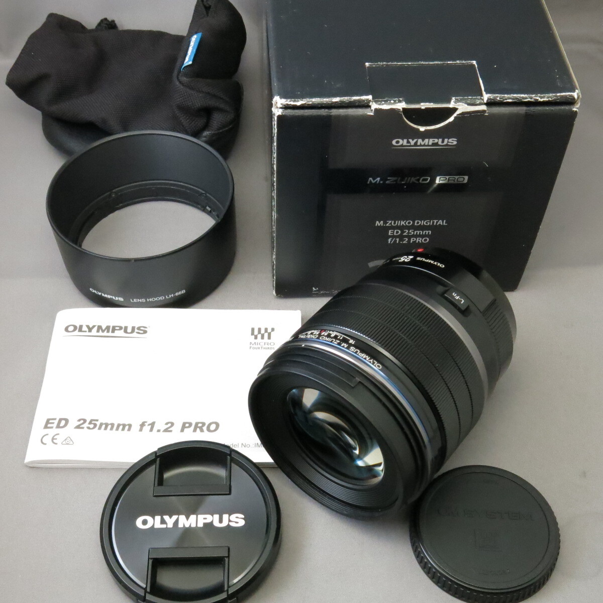 【美品】OLYMPUSオリンパス　M.ZUIKO DIGITAL25mmF1.2PRO　マイクロフォーサーズ用★NO.10001