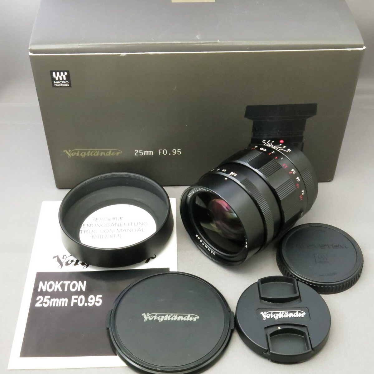 Voigtlanderフォクトレンダー　マイクロフォーサーズ用NOKTON25mmF0.95　マイクロフォーサーズ★NO.9991