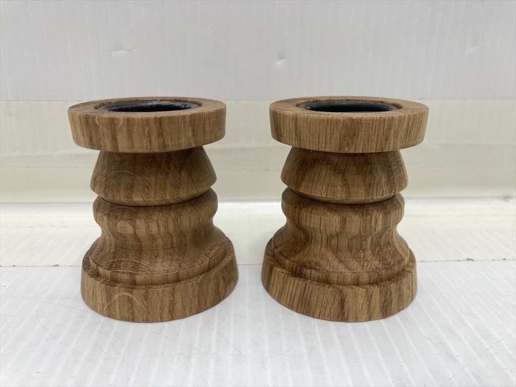 下松)Re:gro wood work's リグロ ウッドワークス ○○STAND TYPE2 まるまるスタンド オーク 2個セット ◆★J260302R04B PC02A