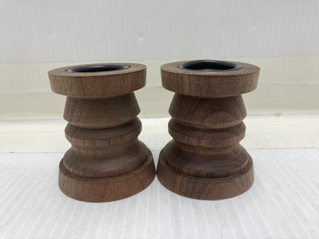 下松)Re:gro wood work's リグロ ウッドワークス ○○STAND TYPE2 まるまるスタンド ウォールナット 2個 ◆★J260302R05B PC02A