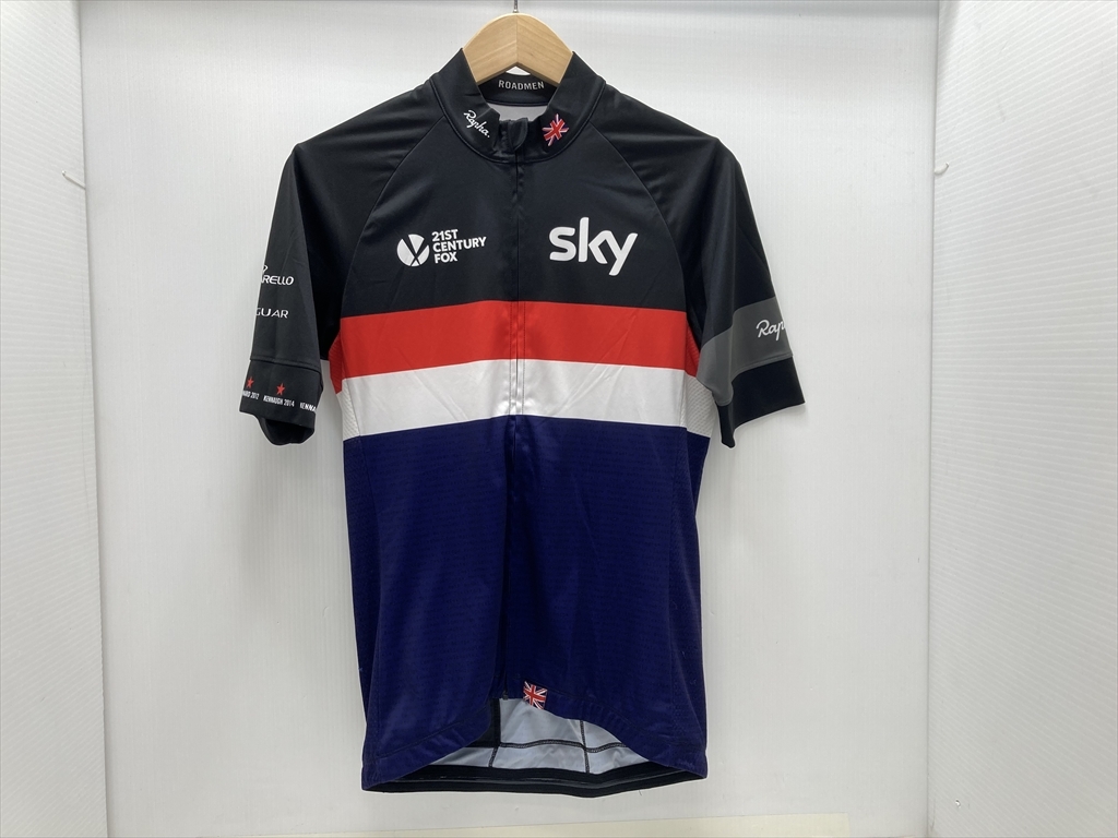 下松)Rapha ラファ TEAM Sky チームスカイ 半袖サイクルジャージ Mサイズ サイクルウェア ◆★B260318R09A PC18A