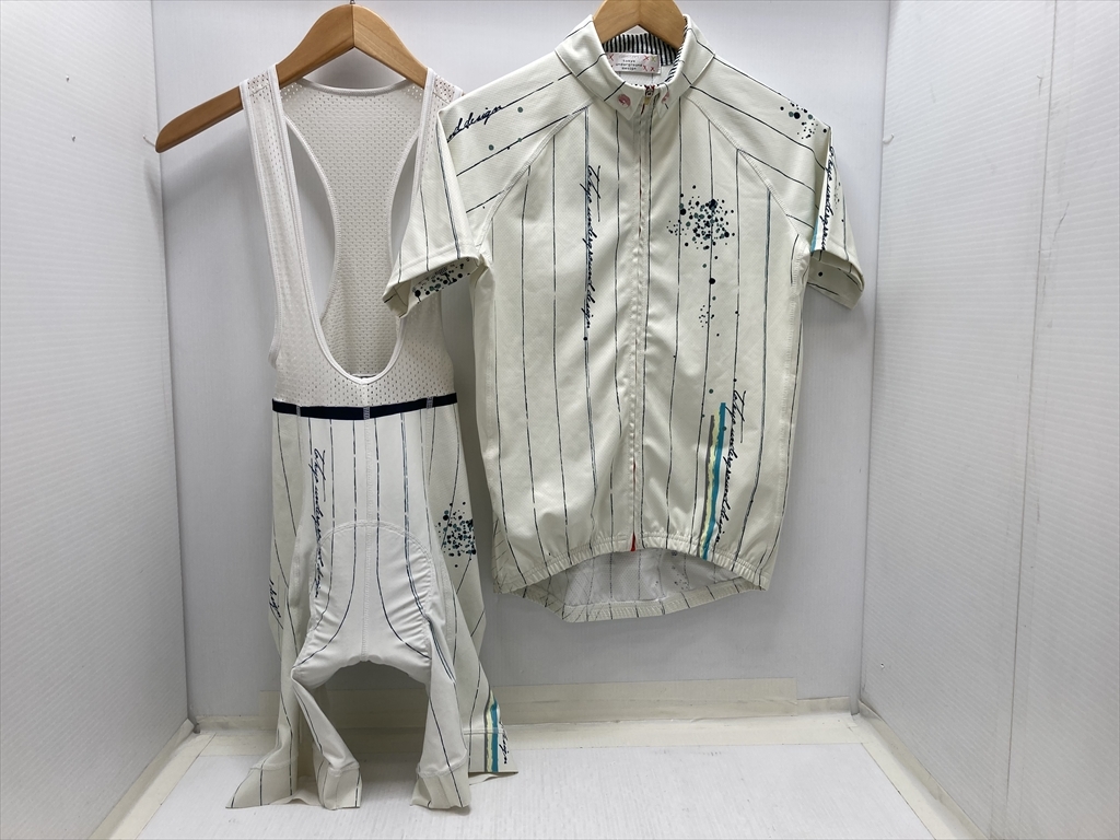 下松)PANDANI パンダーニ 半袖 サイクルジャージ ビブショーツ 上下セット Sサイズ サイクルウェア ◆★B260318R12A PC18A