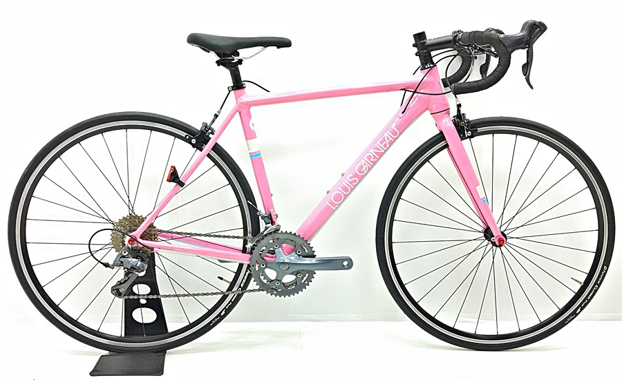 下松)ルイガノ LOUIS GARNEAU LGS-WCR 2016年頃モデル アルミ ロードバイク 700x25C 2x8速 ピンク ▲★B260327N02A PC27C