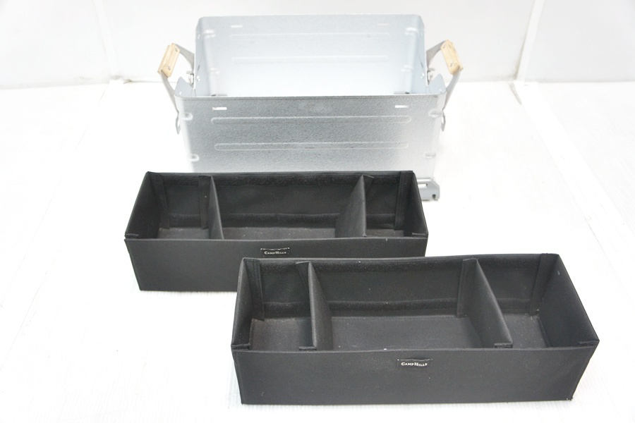 福岡)snow peak スノーピーク シェルフコンテナ25 間仕切り2個付き CAMP HILLS F260305j6 PC05C