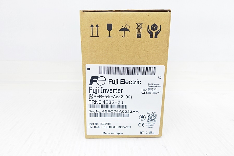 下松)未使用 保管品 富士電機 インバータ FRENIC-Ace FRN0.4E3S-2J ▲★K260321N01B PC21C
