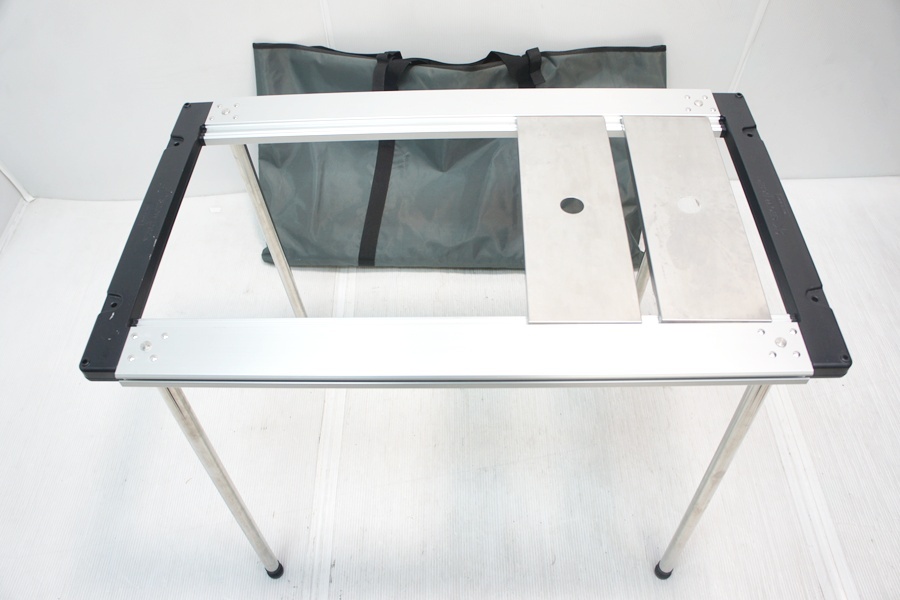 福岡)snow peak スノーピーク IGTアイアングリルテーブルフレーム＋660脚 ハーフユニット、バッグ付き セット F260322j1 PC22C