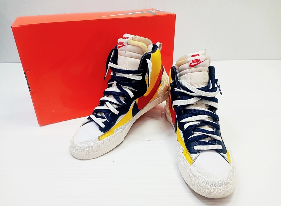 下松)NIKE×sacai/ナイキ×サカイ BLAZER MID ブレーザー スニーカー BV0072-700 29cm ◆N2603088 PC26A