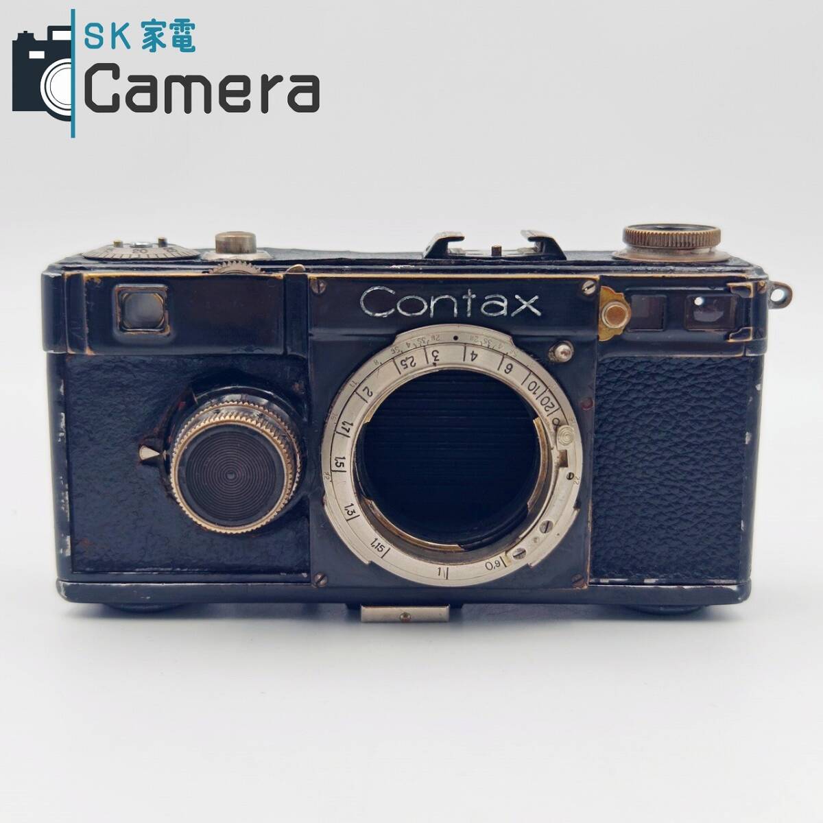 【中古】 ZEISS IKON Contax I 型 ブラックコンタックス 訳あり
