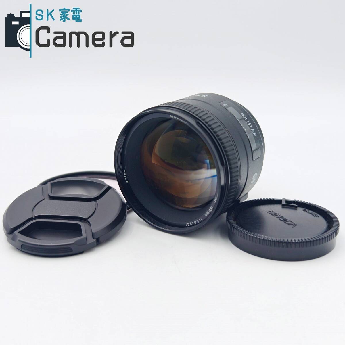 【中古】 MINOLTA AF 85ｍｍ F1.4 G 保護フィルター付 ミノルタ