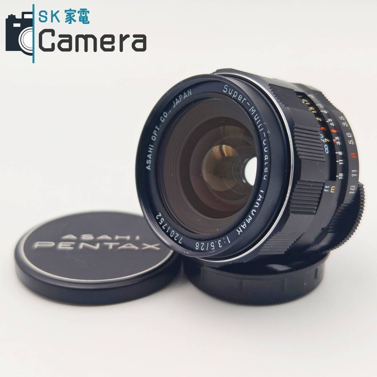 【中古】 PENTAX Super-Multi-Coated TAKUMAR 28ｍｍ F3.5 M42 2025年 ペンタックス タクマー 良品