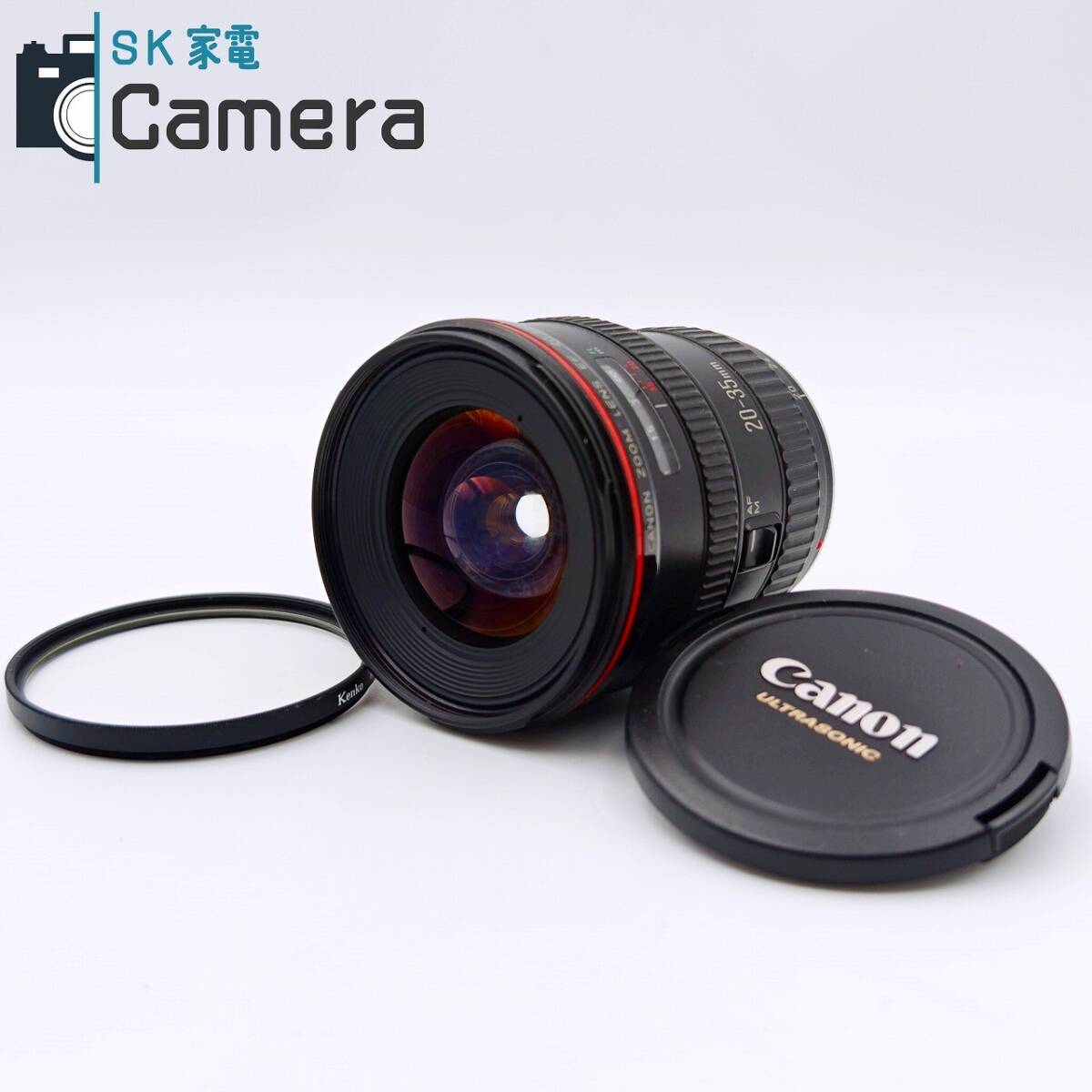 【中古】 Canon EF 20-35ｍｍ F2.8 L キャノン キャップ付