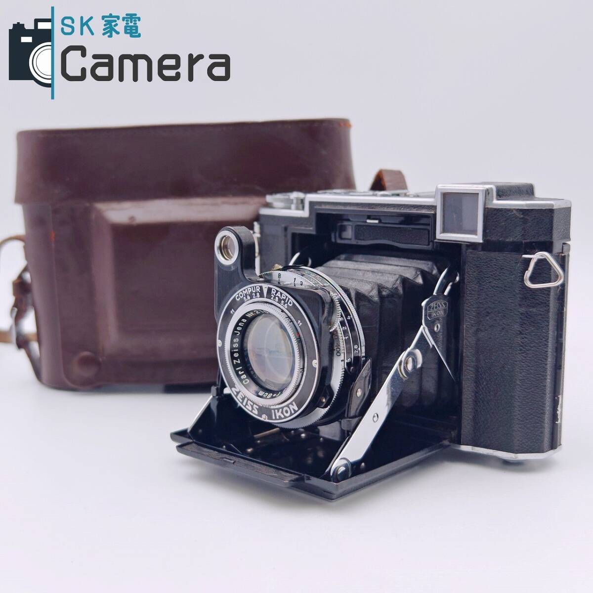 【中古】 ZEISS IKON Super Ikonta 532/16 Carl Zeiss Jena Tessar 8cm F2.8 ツァイスイコン スーパー イコンタ 革ケース付