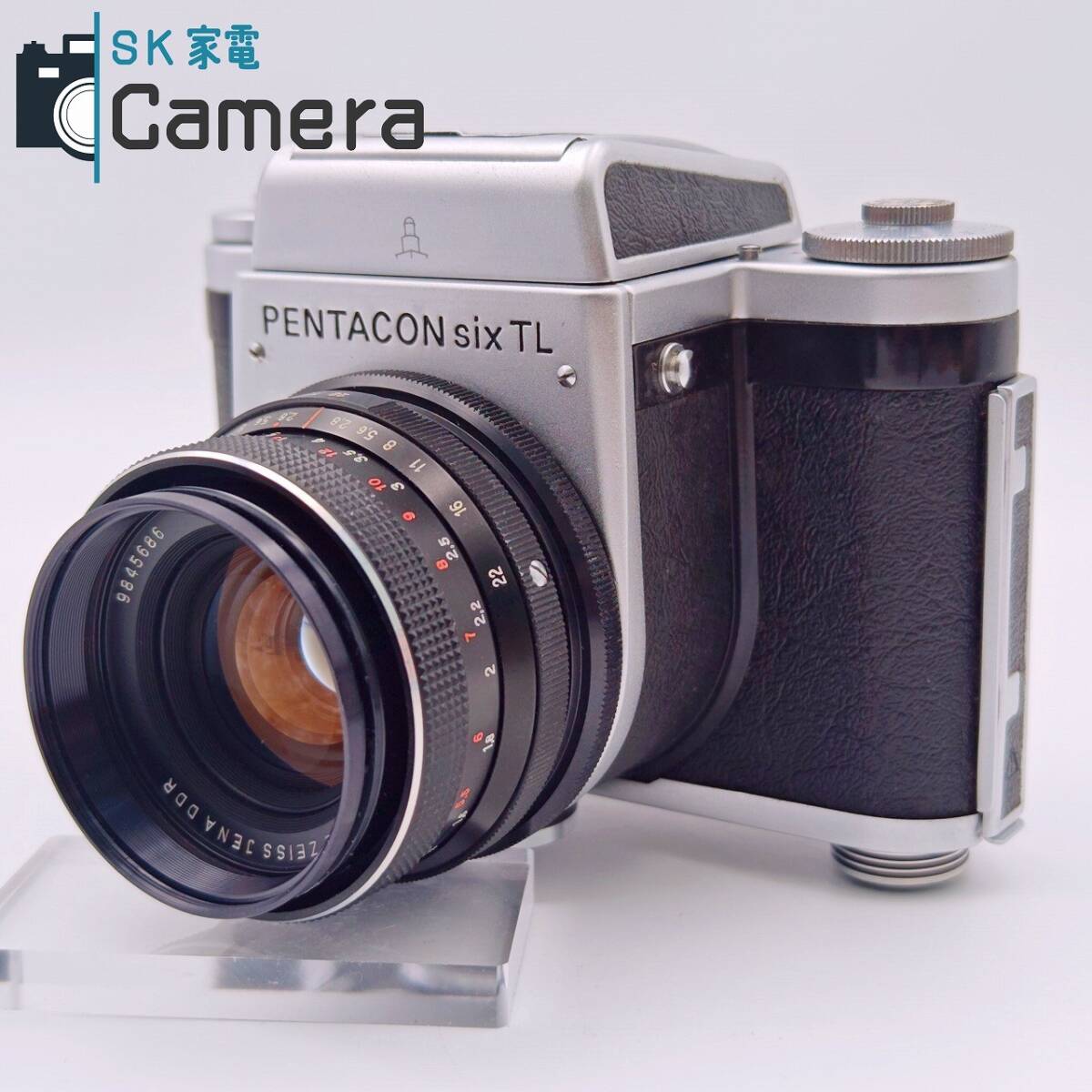 【中古】 PENTACON six TL MC BIOMETAR 80ｍｍ F2.8 Carl Zeiss JENA DDR ペンタコン MADE IN G.D.R. シャッターOK 旧東ドイツ