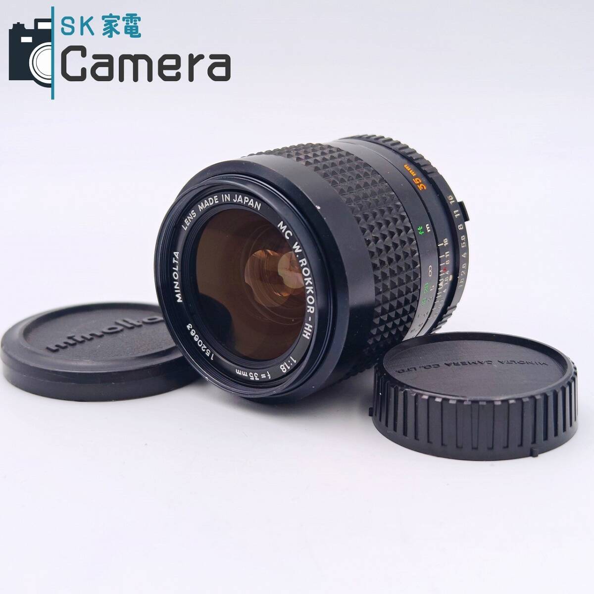 【中古】 MINOLTA MC W.ROKKOR-HH 35ｍｍ F1.8 ミノルタ ロッコール