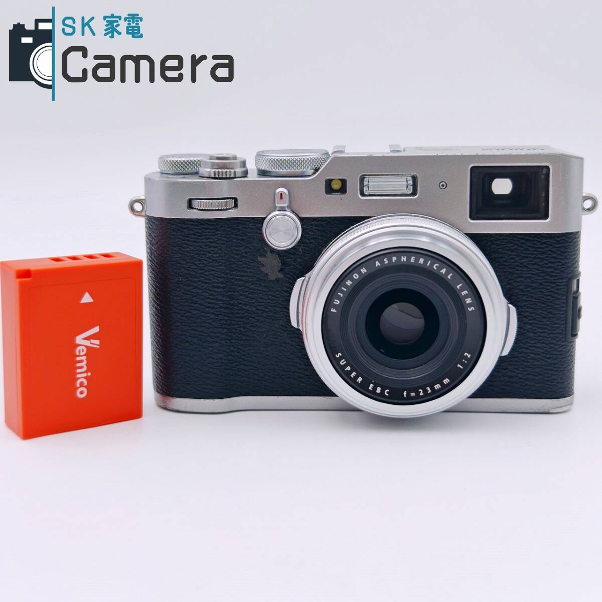 【中古】 FUJIFILM X100F SUPER EBC 23ｍｍ F2 シルバー コンパクトデジタルカメラ X100 F 富士フィルム 現状 訳あり