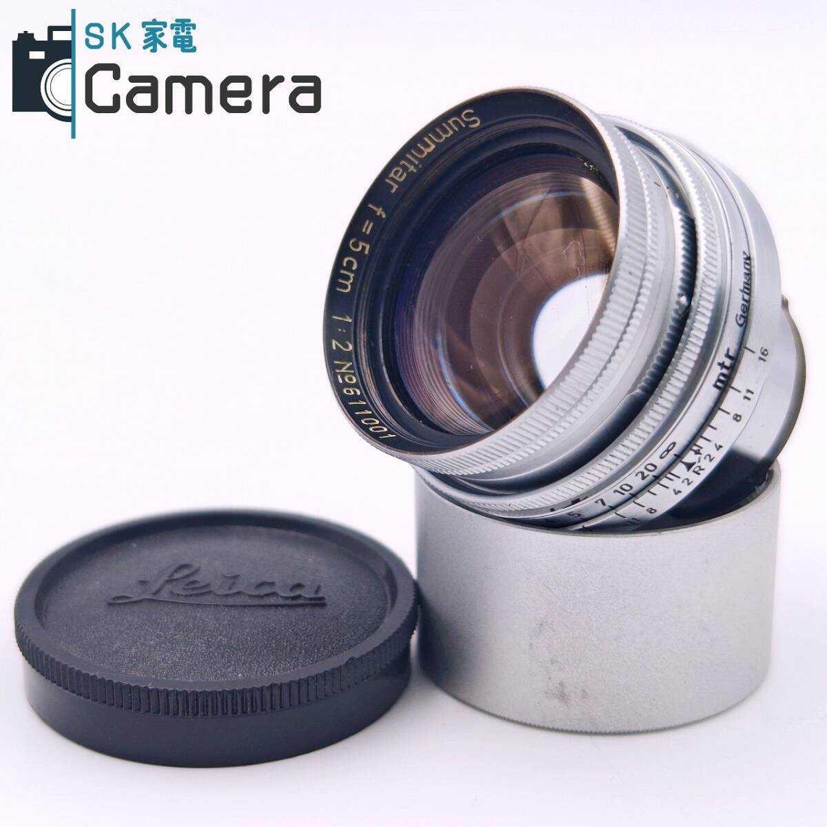 【中古】 Leitz Summitar 5cm F2 L39 2026年3月清掃済 ライカ ズミタール 希少シリアル No.611001