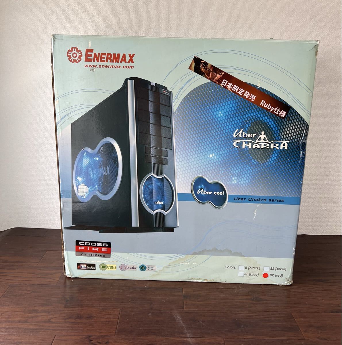 Enermax Uber Chakra PCケース ENERMAX製 Limited Ruby Editionモデル ECA5001 red 赤 未使用品 外箱付き