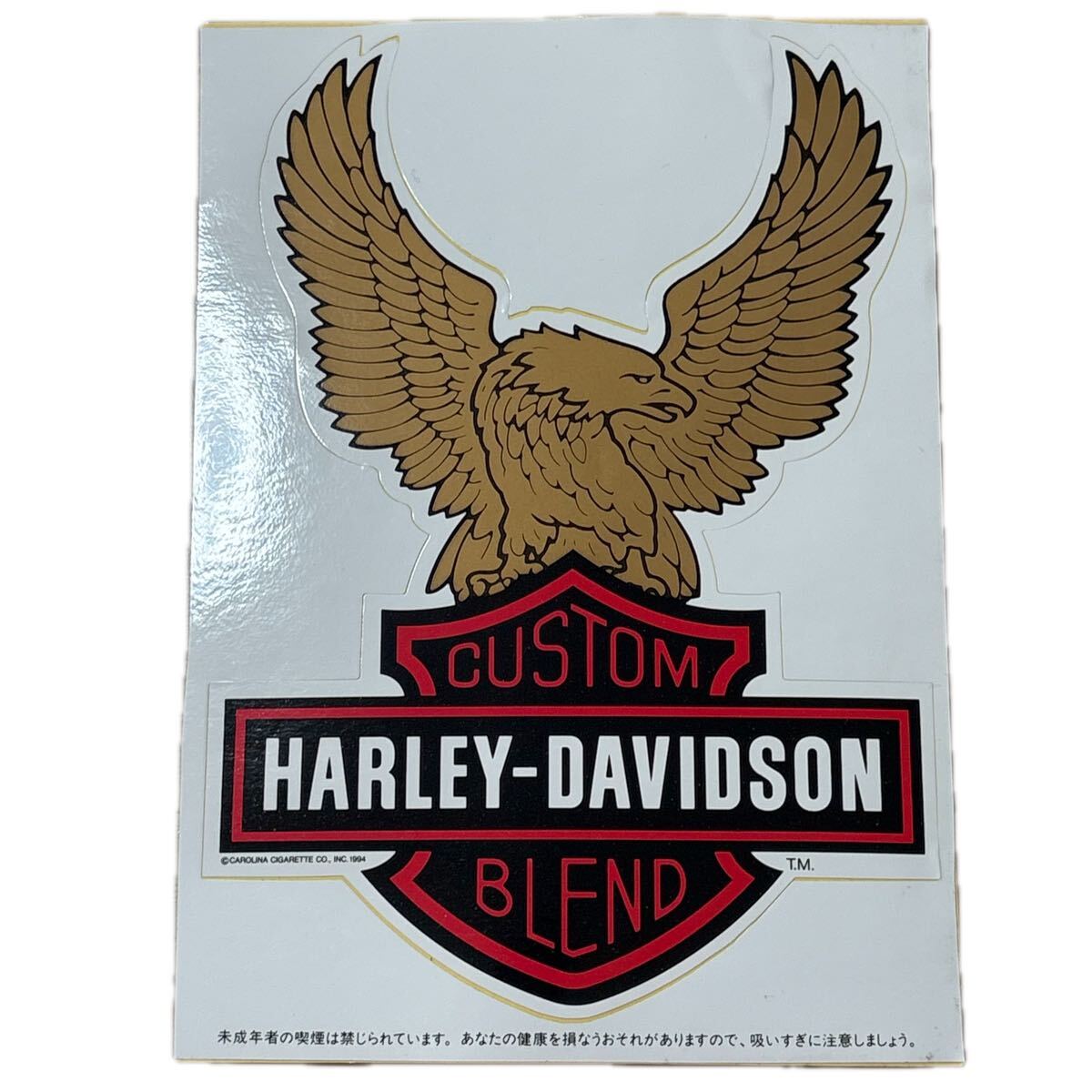 HARLEY-DAVIDSON ハーレーダビッドソン ハーレーマイルド ビンテージ ステッカー 90s ハーレー 防水