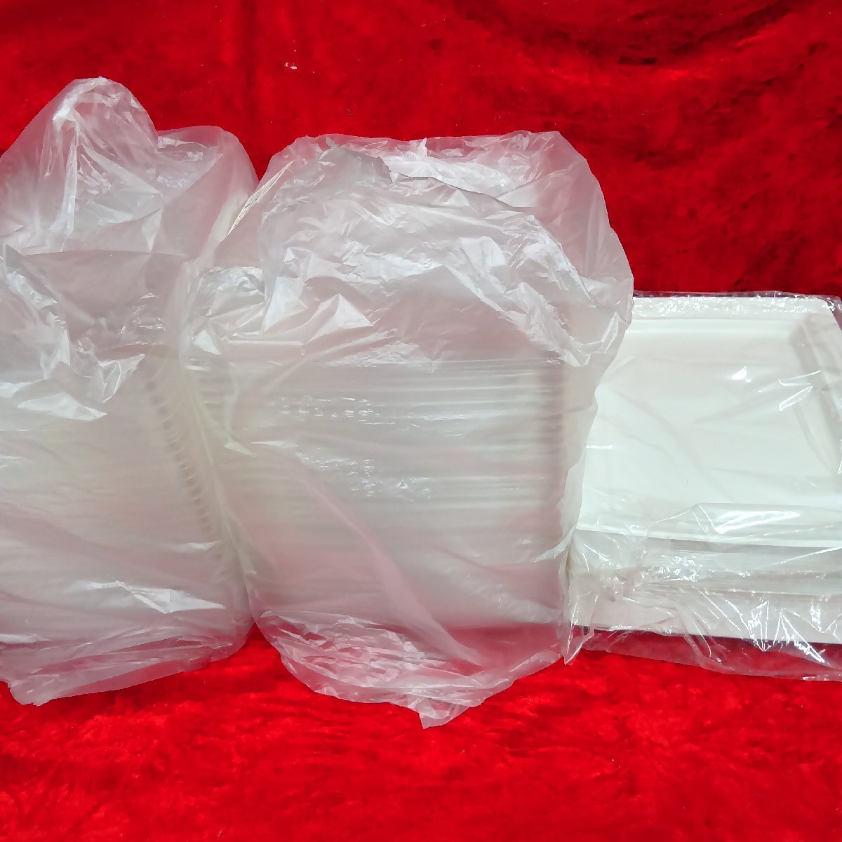 03-11-A32 ★BR【送料無料】フードパック 業務用 使い捨て容器 飲食店店舗用品 沙楽K30-23 持ち帰り容器 使い捨て食器 100組セット 未使用