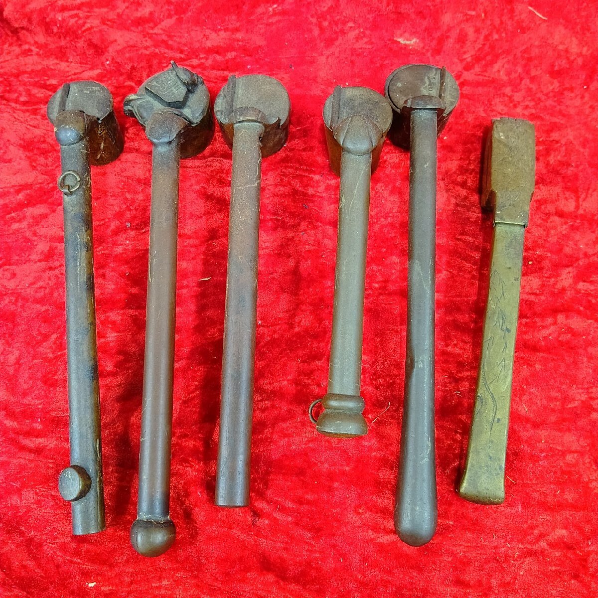 03-20-A31 ▲W【送料無料】古民具 矢立 文具 古道具 アンティーク 骨董品 コレクション　中古