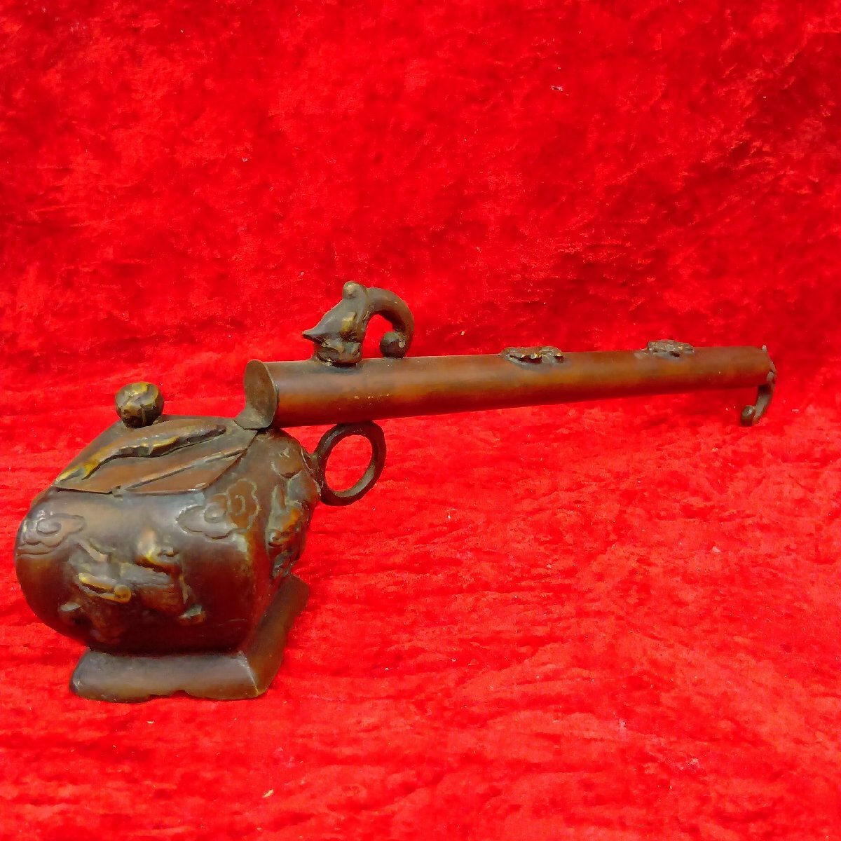 03-20-A24 ▲W【送料無料】古民具 矢立 文具 古道具 アンティーク 骨董品 コレクション　中古