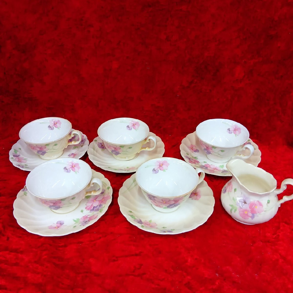 03-20-A06 ★BS【送料無料】食器コレクション ノリタケ Noritake スタジオコレクション カップ＆ソーサーセット 中古品