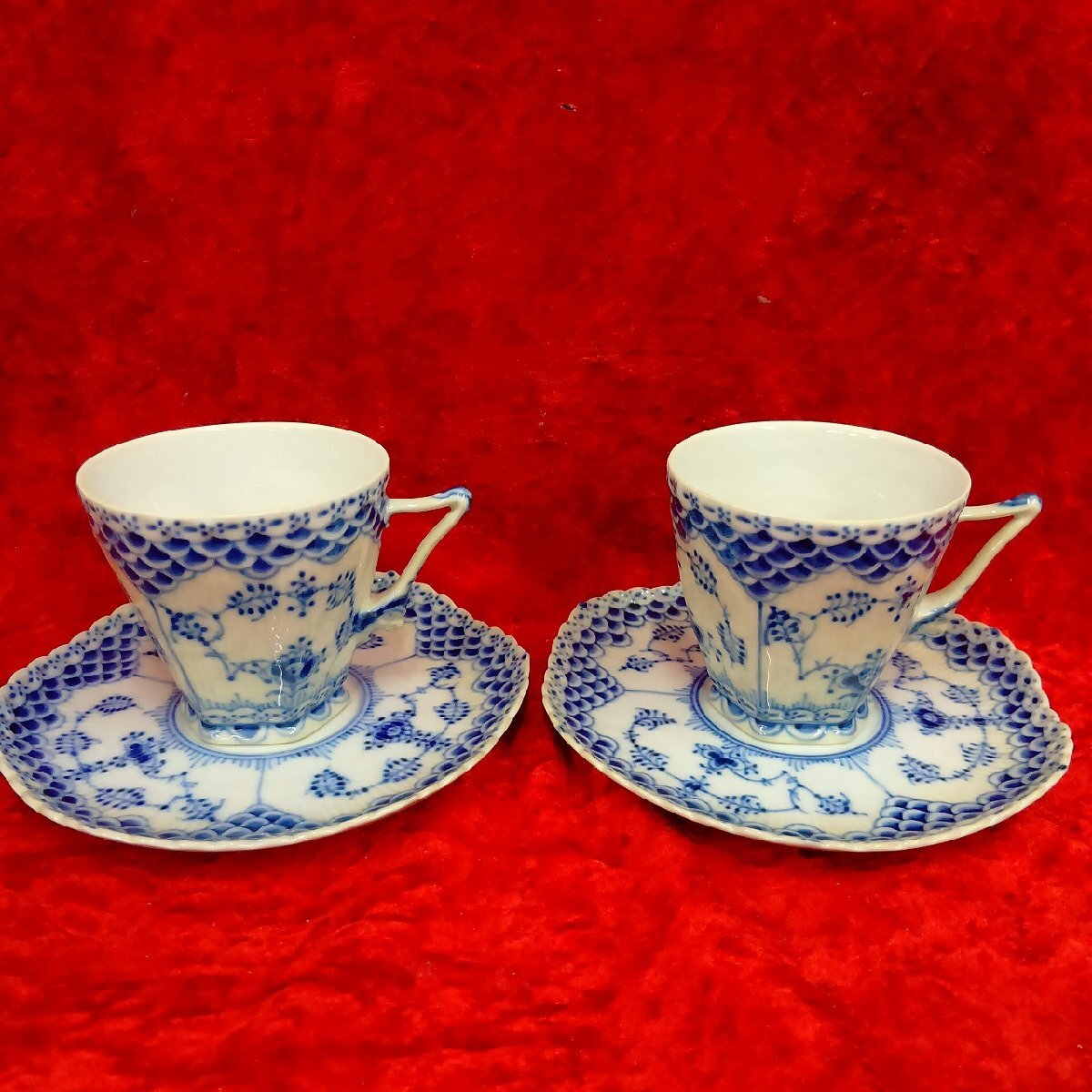 03-20-A05 ★BS【送料無料】食器 ロイヤルコペンハーゲンRoyal Copenhagen　ブルーフルーテッド フルレース Blue Fluted Full Lace カップ